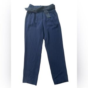 Maje Navy Straight Leg Pants